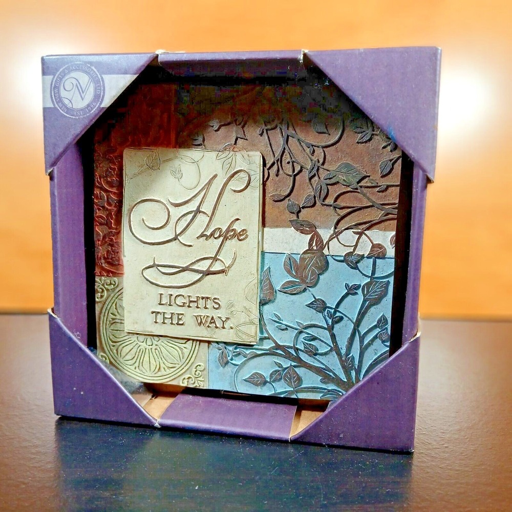 New View Wall Plaque 3 -D "Hope Lights The Way" 5.5 X5.5 IN.